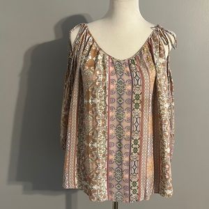 Victoria Secret Boho Cold Shoulder Top